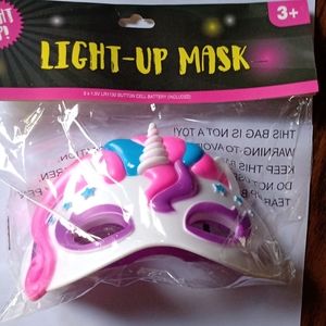 Light up unicorn mask